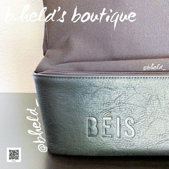 Free w/Bundle Purchase — BÉIS The Mini Weekender in Black Brand New NWT - Picture 11 of 16